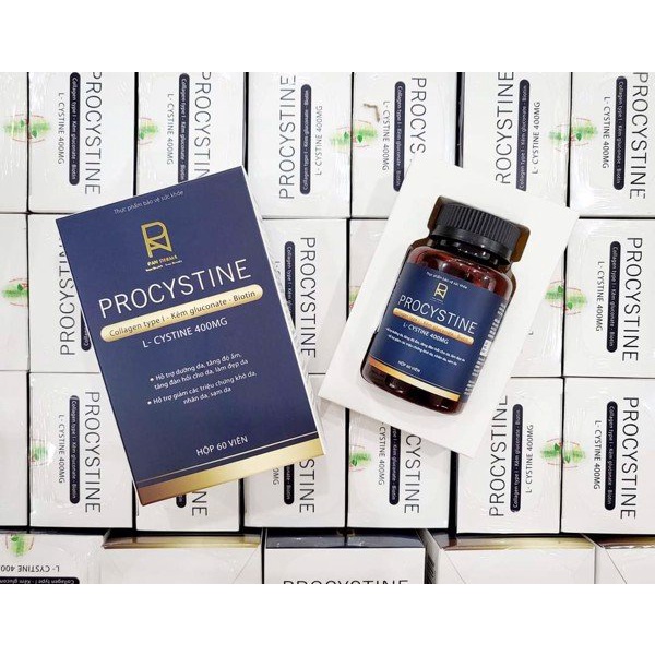 Viên uống giảm mụn trắng da Procystine 60 viên