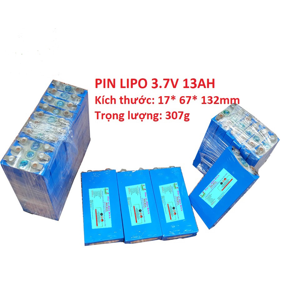 Pin Lipo 3.7V 13ah Mới