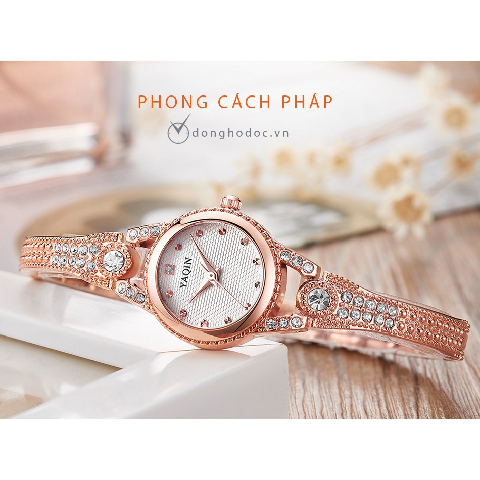 (Lắc tay) Đồng hồ Nữ YAQIN Lắc tay Y9999 - Phong cách Ý + Tặng hộp & Pin [HÀNG XỊN] | BigBuy360 - bigbuy360.vn