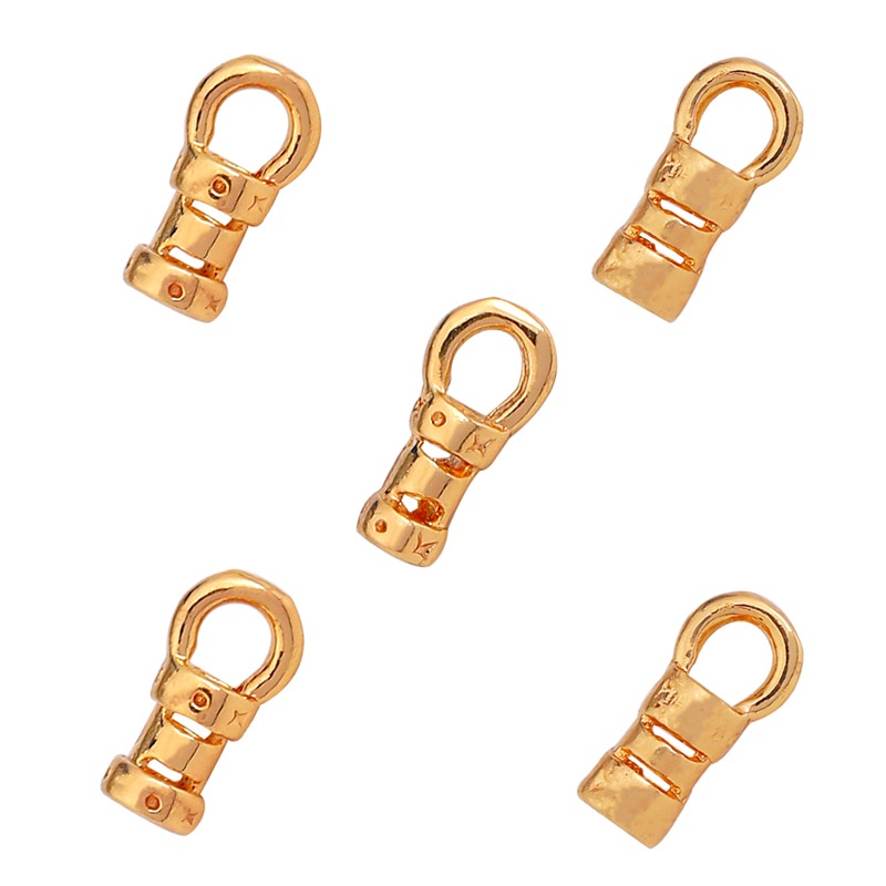 Bộ 2 móc khóa nam châm mạ vàng 18k dùng để làm trang sức