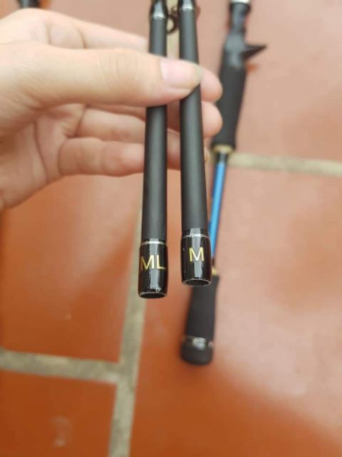 Bộ cần câu Lure 2 ngọn Fishing of catch máy đứng kèm máy câu DEUKIO AC2000 full kim loại