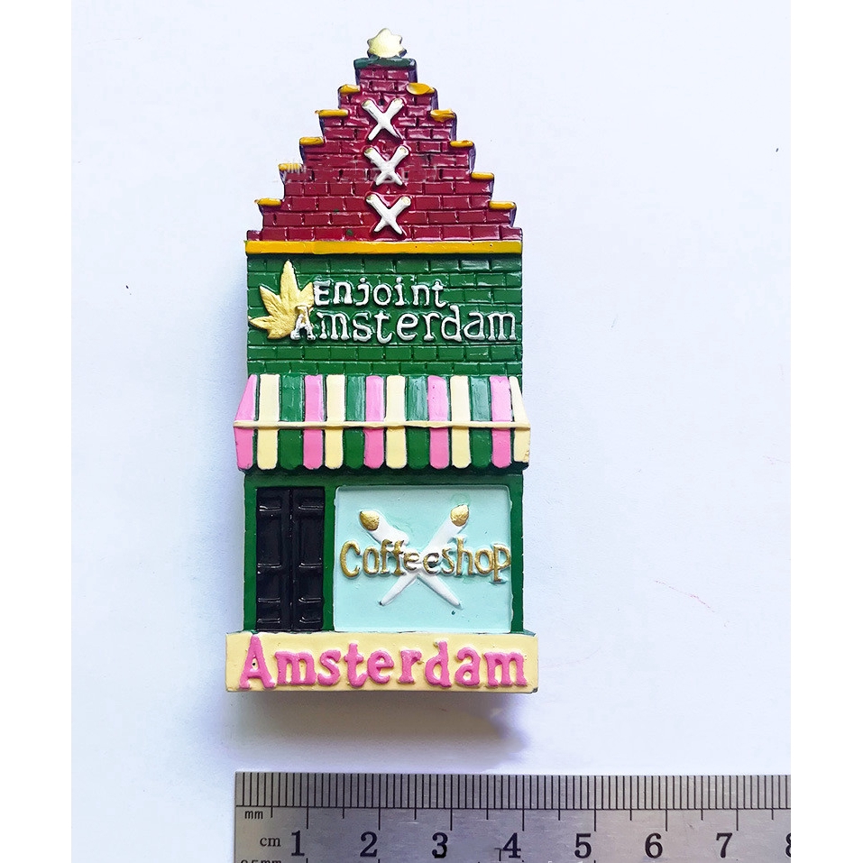 3D Resin Creative Fridge Magnet Netherlands Amsterdam Tourist Souvenirs Refrigerator Sticker