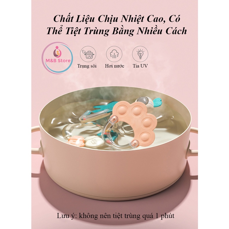 Set Đồ Chơi Lục Lạc, Gặm Nướu Cho Trẻ Sơ Sinh 10 Món - KUB, Phát Triển Đa Giác Quan