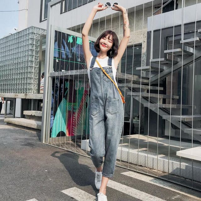 Yếm jean basic. | BigBuy360 - bigbuy360.vn