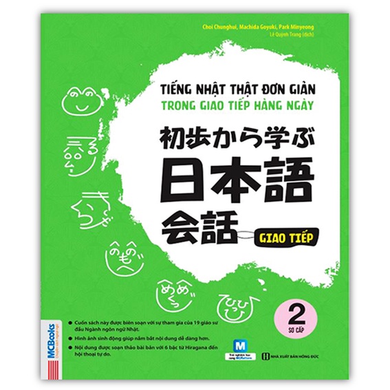 Sách - Tiếng Nhật Thật Đơn Giản Trong Giao Tiếp Hàng Ngày Trình Độ Sơ Cấp 2