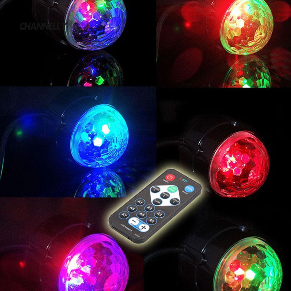 Đèn led disco RGB hình cầu