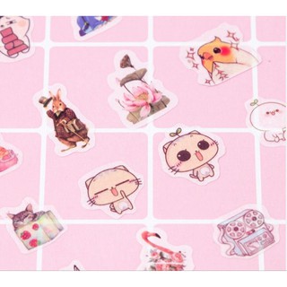 Túi 32 hình dán sticker trang trí sổ