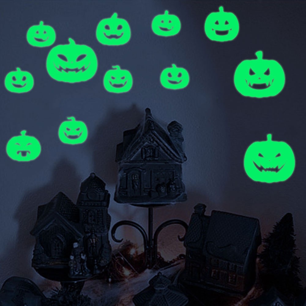 Miếng Dán Tường Dạ Quang Phong Cách Halloween Ấn Tượng