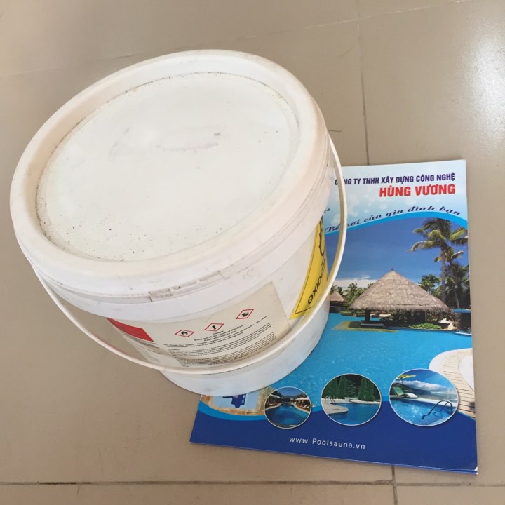 Clorine dạng viên 2gram - Xô 5Kg Clo viên khử trùng nước bể bơi - TCCA dạng viên sủi 2gam khử trùng, khử khuẩn nước
