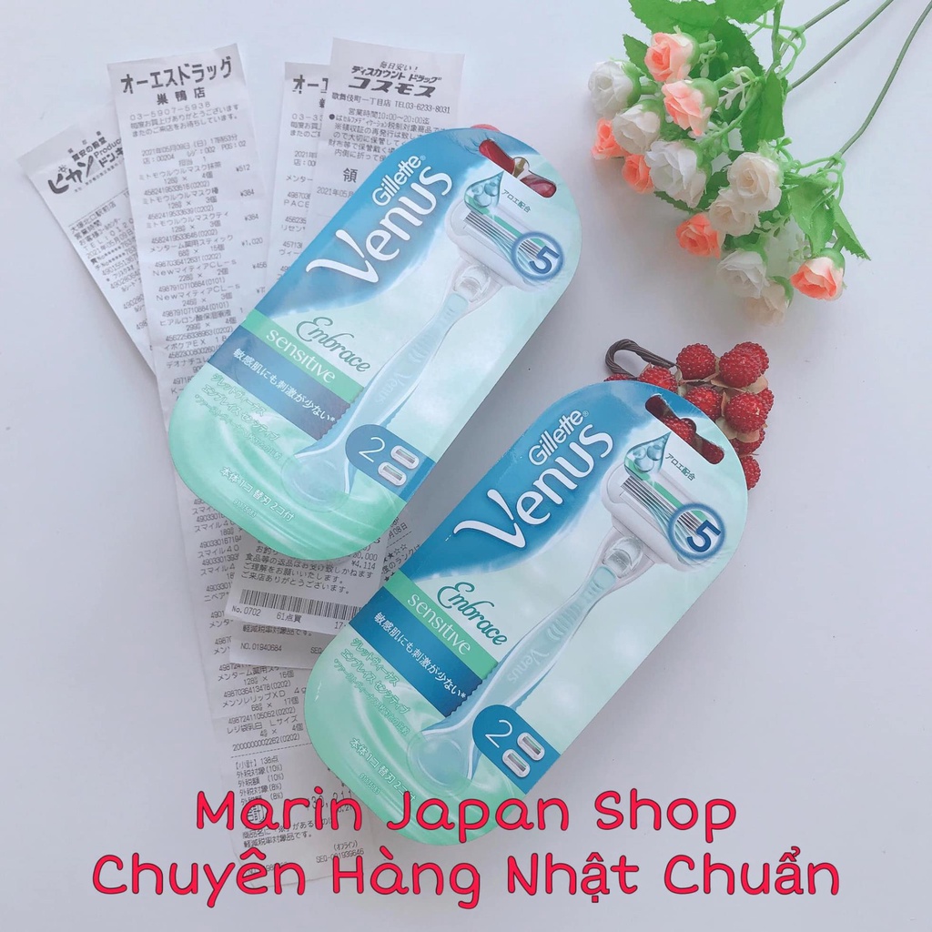 Dao cạo lông body Gillette Venus Swirl 5 lưỡi màu tím cao cấp nội địa Nhật Bản