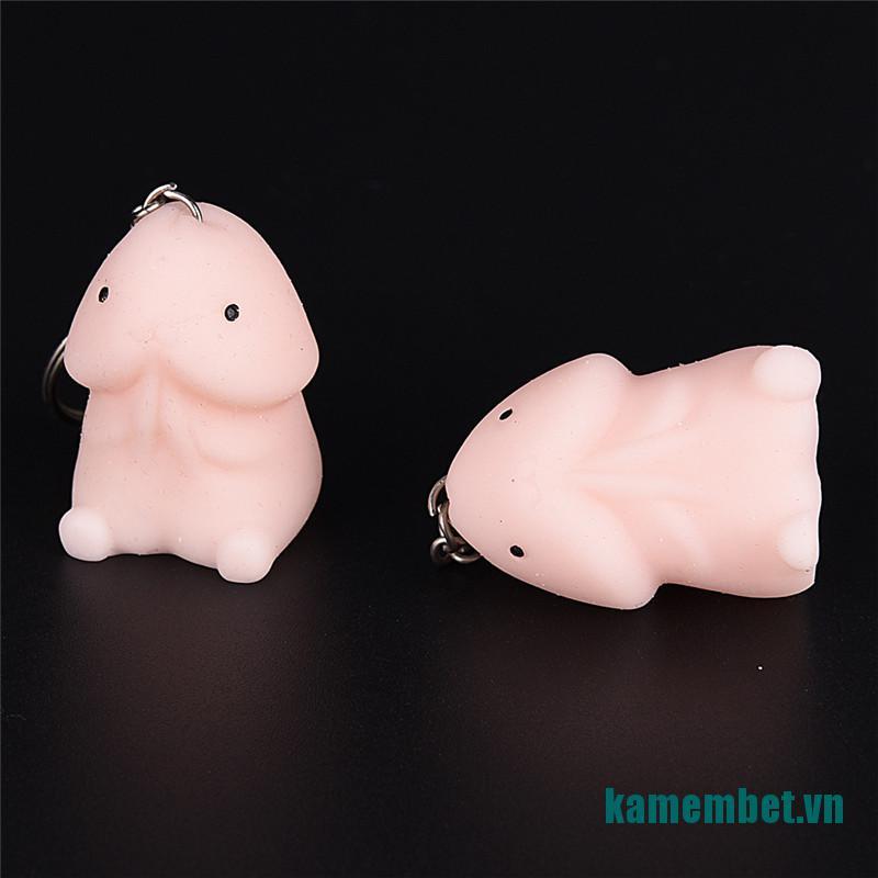 Móc Khóa Đồ Chơi Squishy Dễ Thương Giúp Giảm Stress