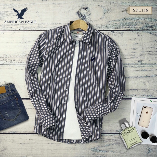 Áo Sơ Mi Nam Kẻ Sọc , Sơ Mi Kẻ Sọc Tay Dài , Chất Cotton Mềm Mịn | BigBuy360 - bigbuy360.vn