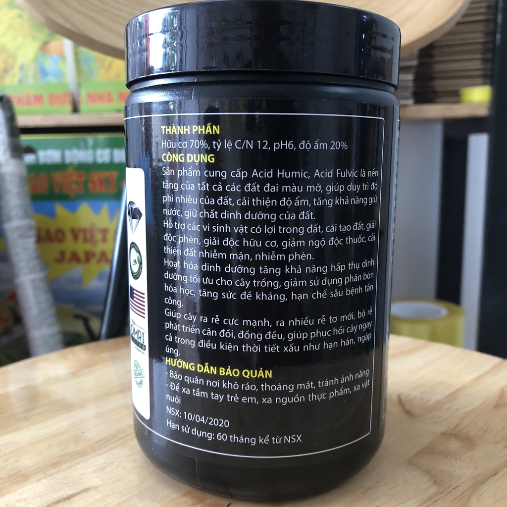 Phân bón humic acid hoa kỳ hộp 500g