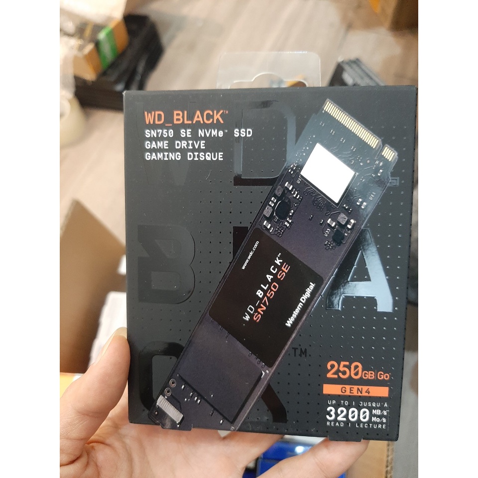 Ổ cứng SSD WD Black SN750 SE 250GB / 500GB / 1TB M2 2280 PCIe NVMe Gen 4×4