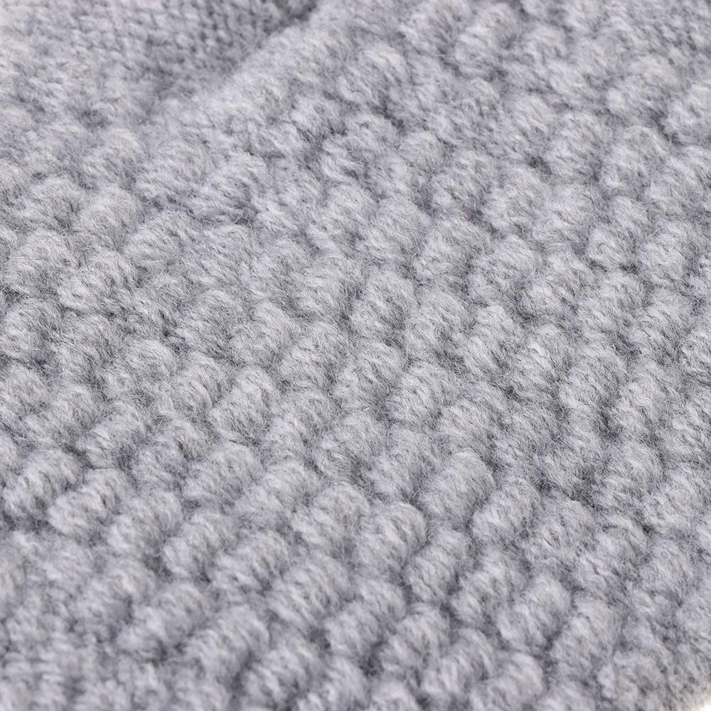 ZAIJIE24 Găng Tay Dệt Kim Mềm Mại Co Giãn Giữ Ấm Cánh Tay Cho Nam