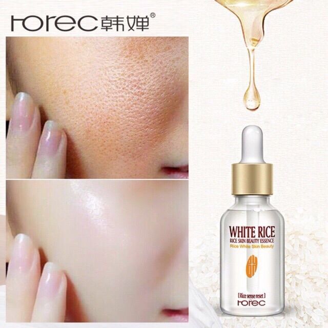 Serum Gạo Dưỡng Trắng Da Rice White Skin Beauty Của Rorec