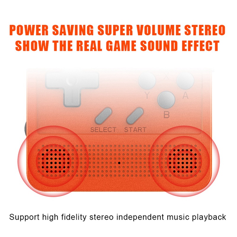 Máy Chơi Game Cầm Tay Powkiddy V90 Màn Hình 3 Inch IPS 3D 15 Kích Thước Nhỏ Gọn 16G PS1