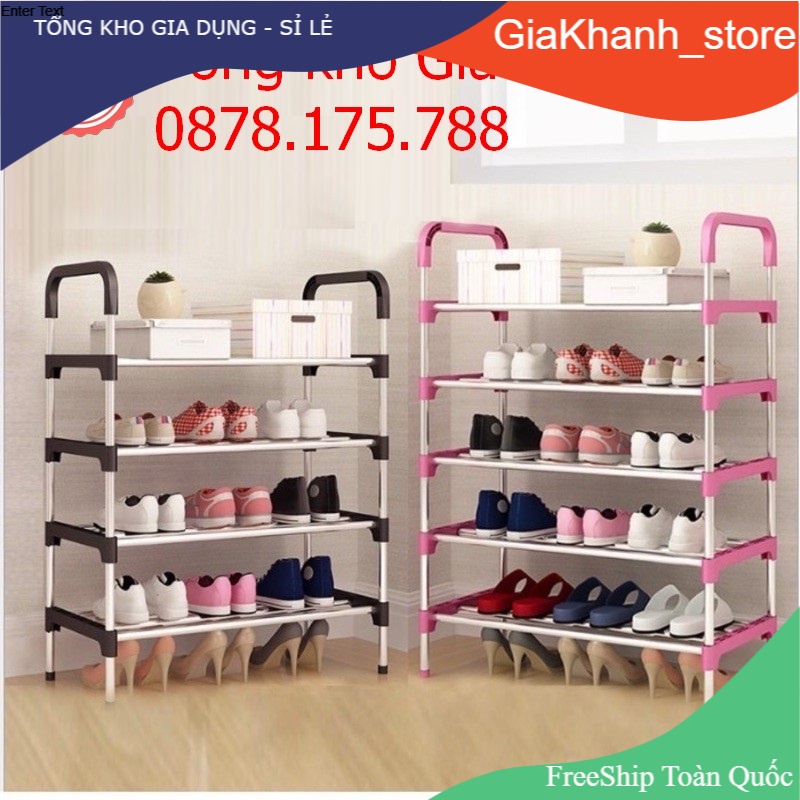 Kệ Để Giày Dép Inox 5 Tầng Hàn Quốc Cao Cấp - Kệ Để Giầy Dép Cao Cấp Thông Minh LD2125