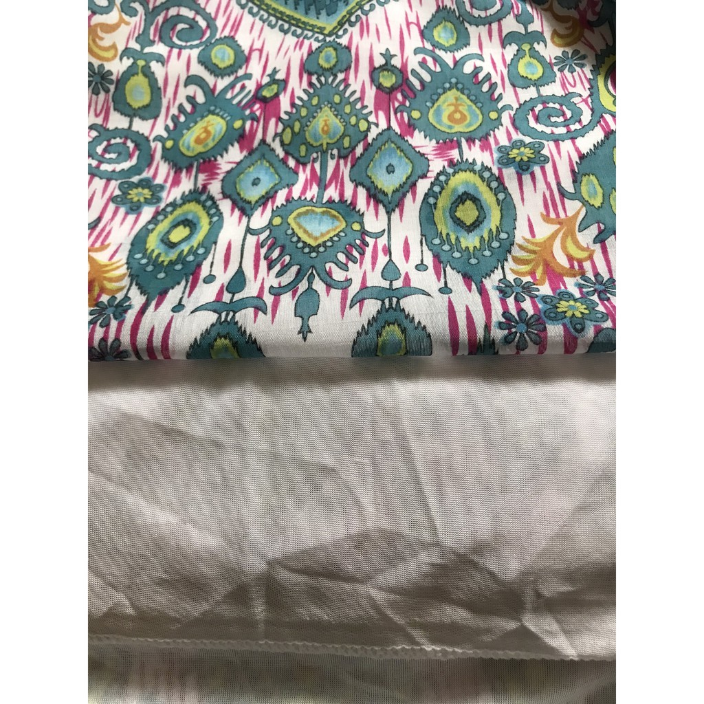 Size L, XL, 2XL  Giá sốc - Đầm Trung Niên Nhún Eo Thun - Vải Cotton Mềm Mỏng - Kiểu Xòe Dài