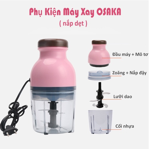 Máy Xay Osaka Mini Đa Năng Cầm Tay Chính Hãng 2 Lưỡi Tiện Dụng Nhỏ Gọn