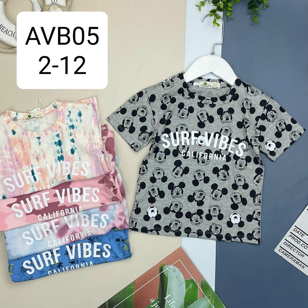 Áo LITIBABY chất vải cotton vibes AVB01