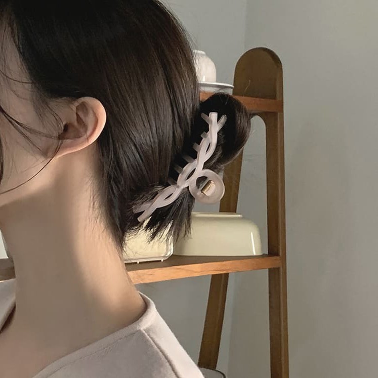 Kẹp tóc càng cua cỡ lớn phong cách Hàn Quốc xinh xắn dành cho nữ