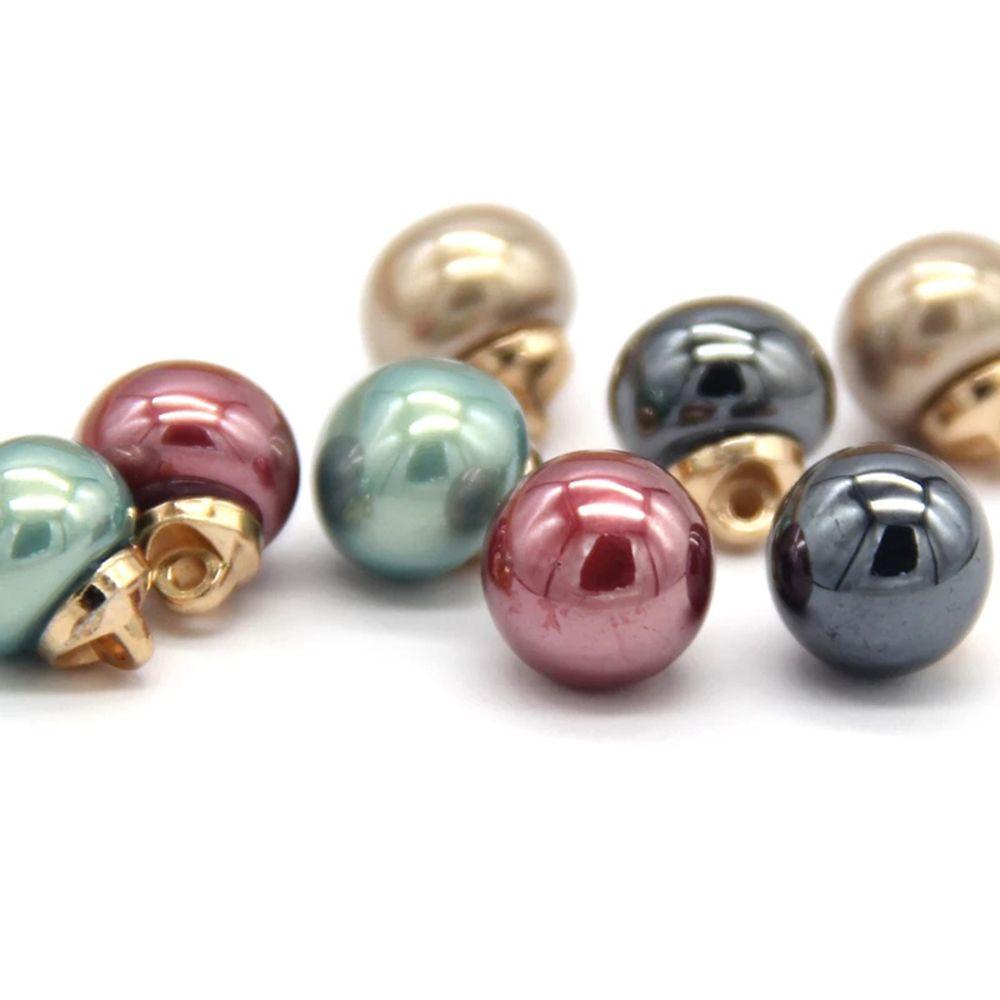 YIYU Nút Kim Loại Màu Sáng Dùng Trang Trí Đám Cưới DIY