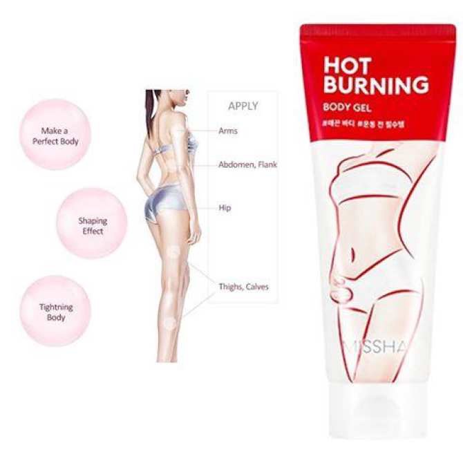 Tan Mỡ Hot Burning Body Gel Missha 200ml