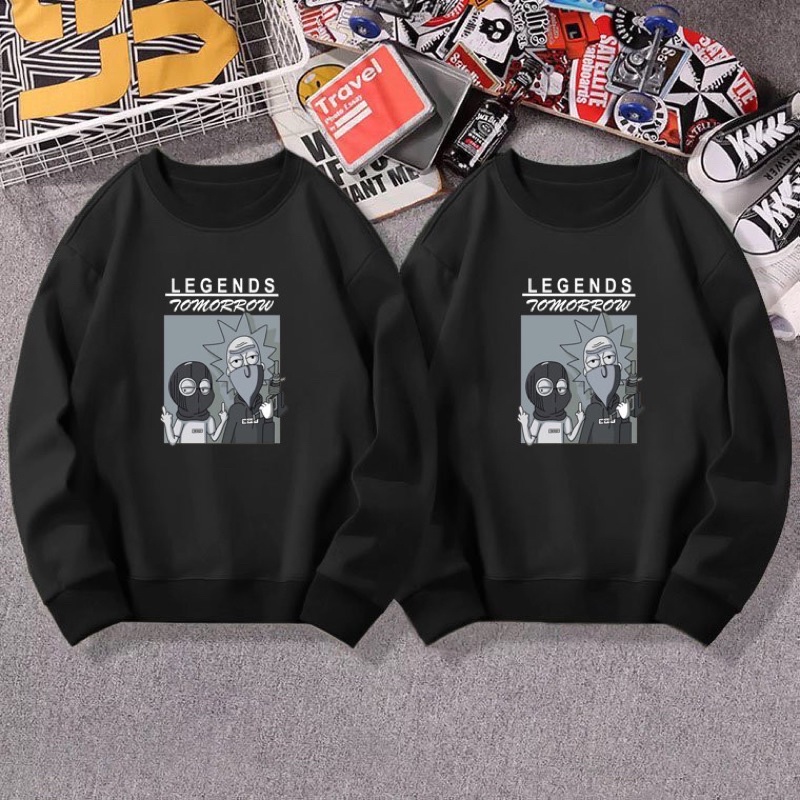 Áo sweatee nỉ unisex LEGENS TOMORROW size 40-80kg