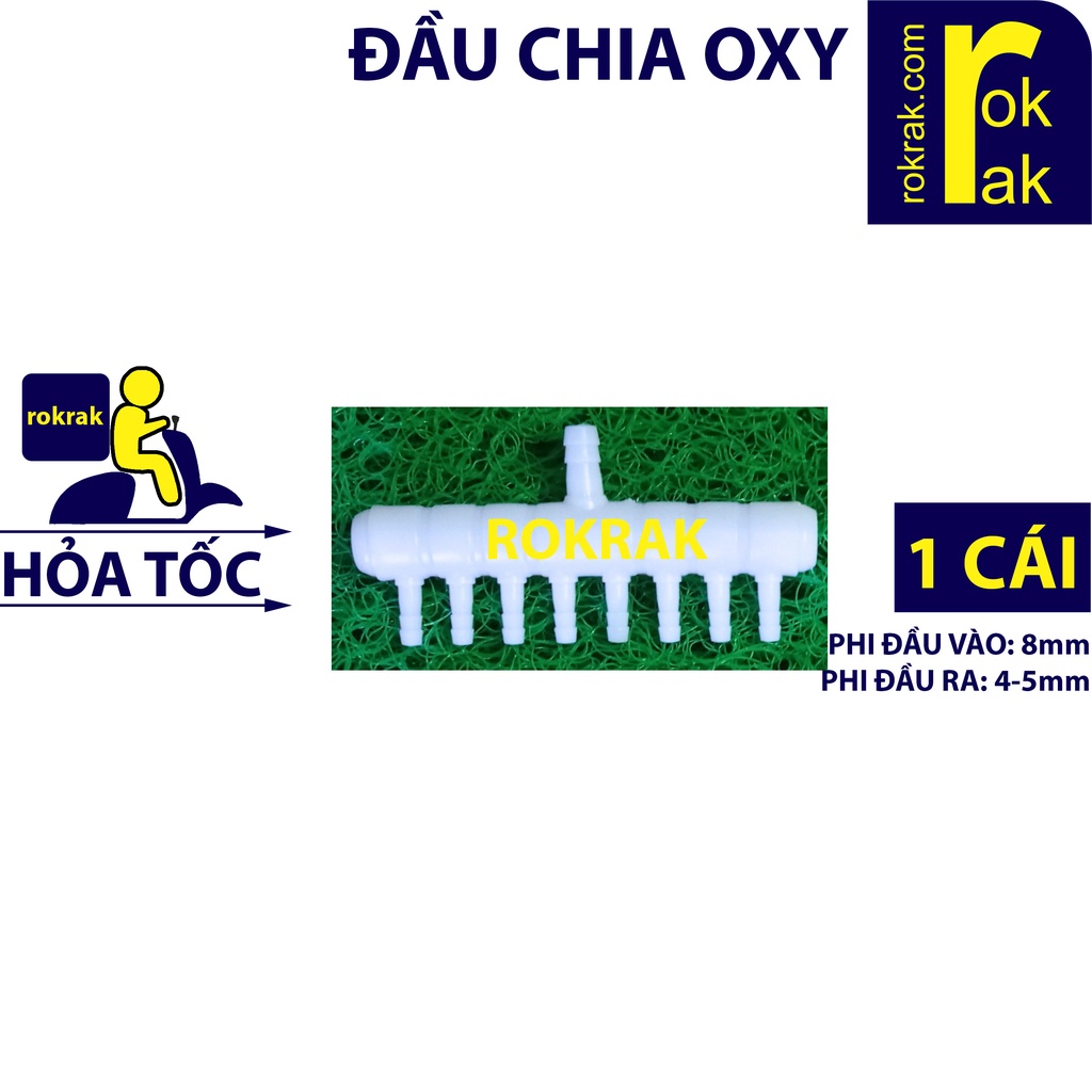 Đầu chia oxy  phụ kiện phân nhánh nối dây oxy