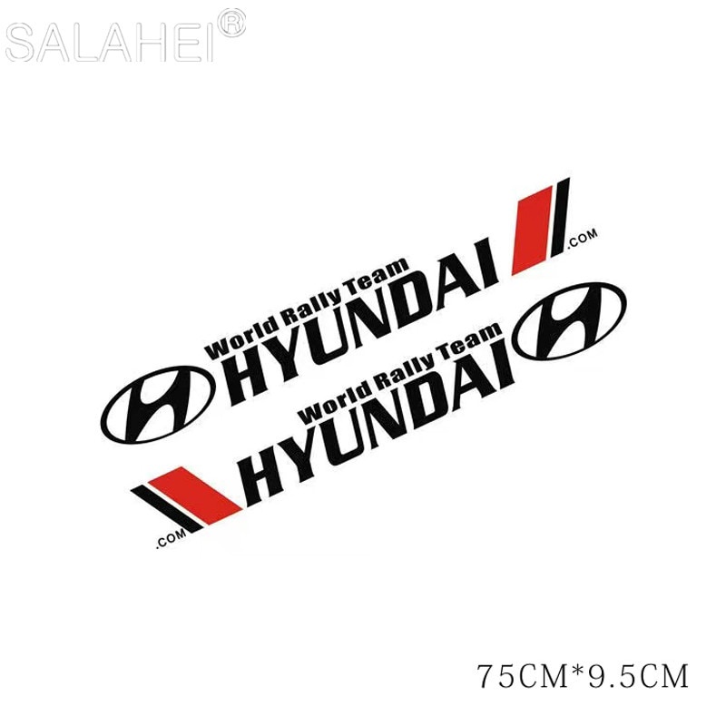 Đề can dán trang trí cửa xe hơi tiện dụng cho Hyundai i10 Kona Getz Accent Elantra Sonata Tucson