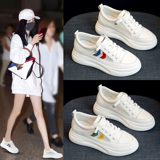 Giày thể thao đế bằng thoáng khí dễ phối đồ cho