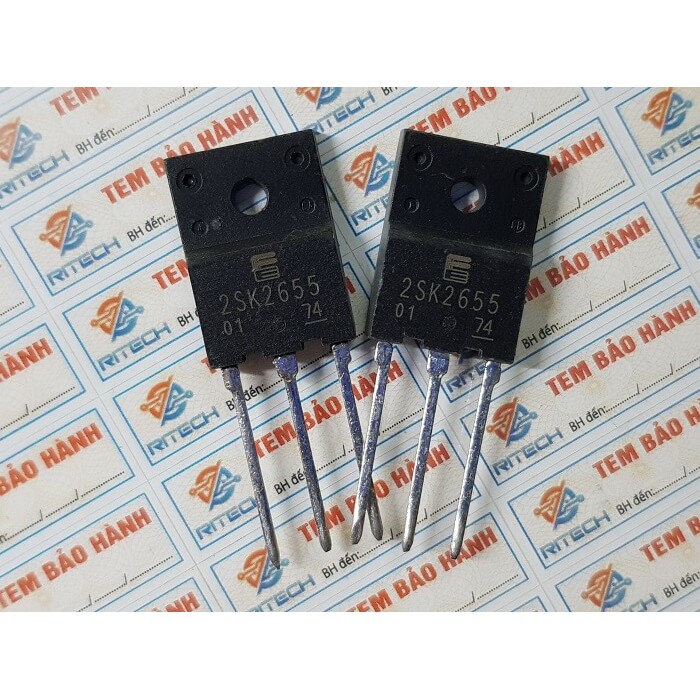 [Combo 2 chiếc] 2SK2655 Mosfet Kênh-N 8A/900V/100W TO-3P