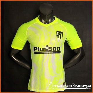 Áo Atletico Madrid xanh dạ quang sân khách 2020-2021, 2020/21 bản PLAYER Issue BODY fit cao cấp Thái Lan