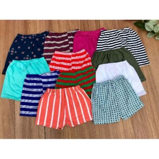 10 quần chục đùi kẻ cotton cho bé