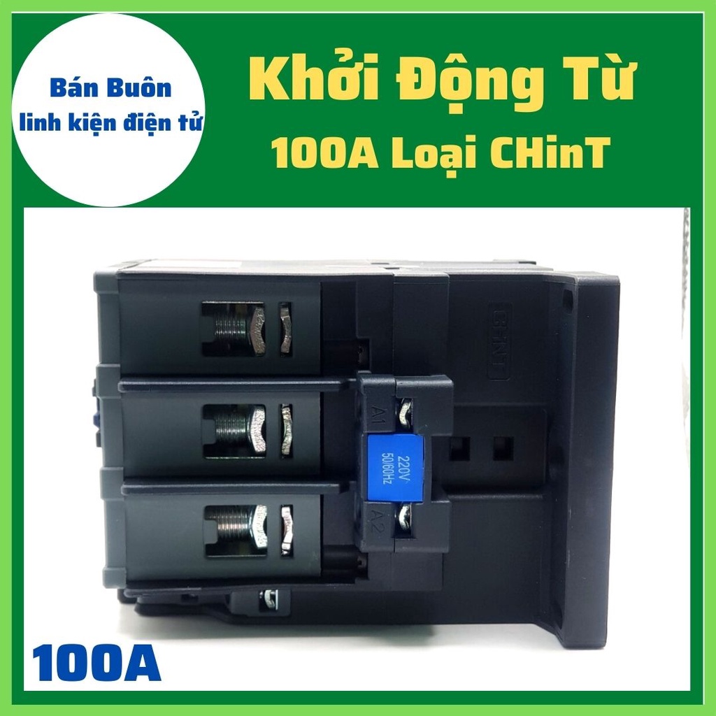 Khởi động từ 100A 220V loại CHiNT, Khởi 100A, NXC-100