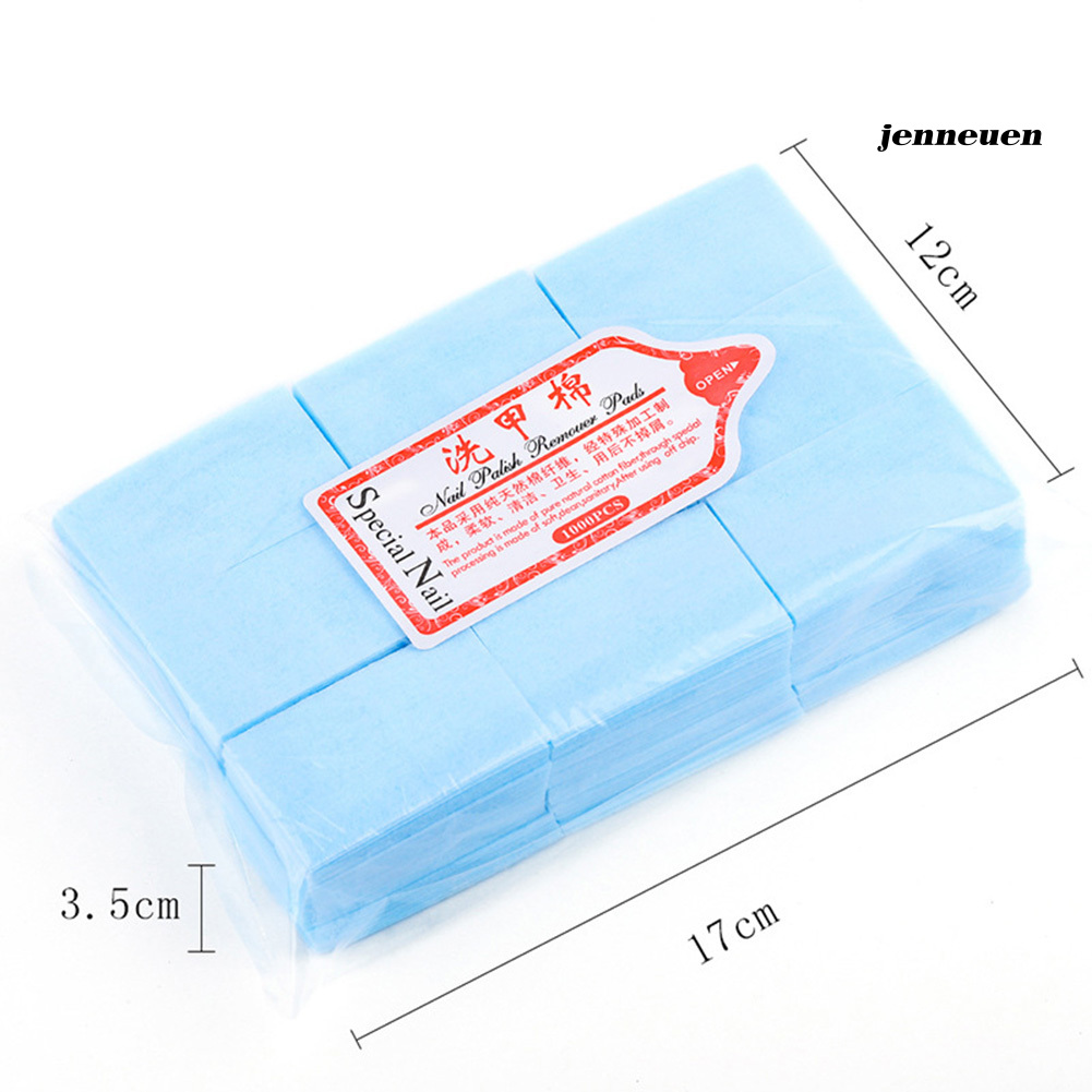 [Hàng mới về] Set 600 miếng bông tẩy sơn móng sử dụng một lần tiện dụng