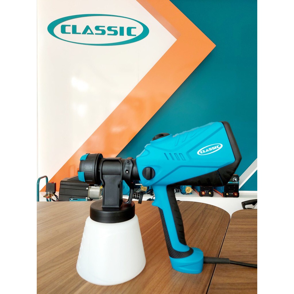 Máy Phun sơn Classic CLA- 23-800 TẶNG Kèm đầu phun 1.5mm tới 2.6mm - Hàng chính hãng