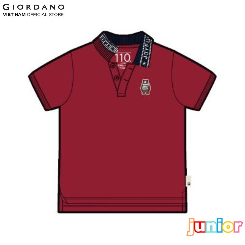 Áo Thun Có Cổ Trẻ Em Giordano Polo 03011201