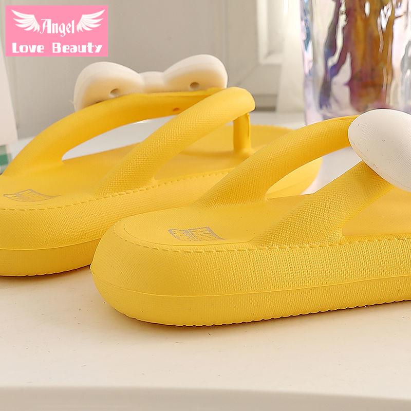 [Hàng Mới Về]~ Dép Lê Đế Dày Chống Trượt Phong Cách Thời Trang Mùa Hè Dành Cho Nam Nữ Mang Trong Nhà Tắm