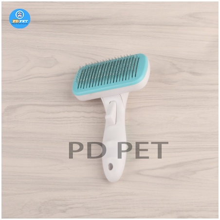 Lược chải lông thú cưng, Lược chải lông tự làm sạch có nút bấm cho chó mèo