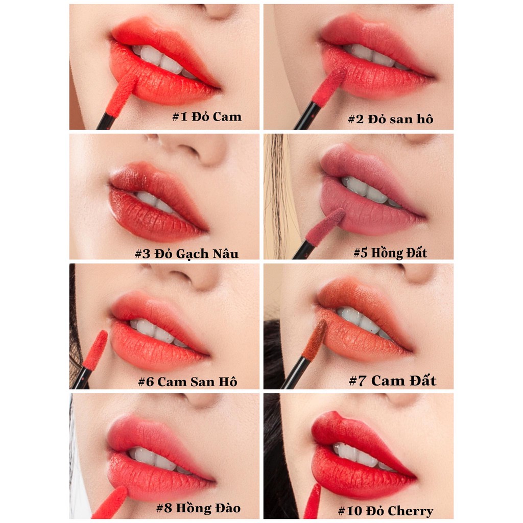 [CHÍNH HÃNG] Giữ Màu 24h Với Son Kem Lì Cao Cấp Roses Matte Lipstick Mini Garden Version 2019 | Cuahangtructuyen.vn