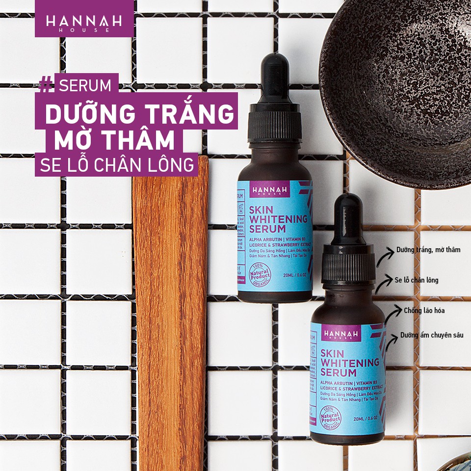 SERUM DƯỠNG SÁNG DA - SE LỖ CHÂN LÔNG