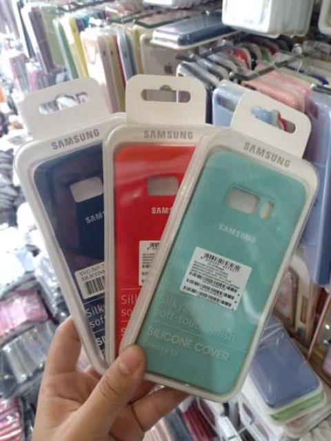 Ốp lưng chống bẩn silicon cover cho Galaxy S8 - Nhiều màu
