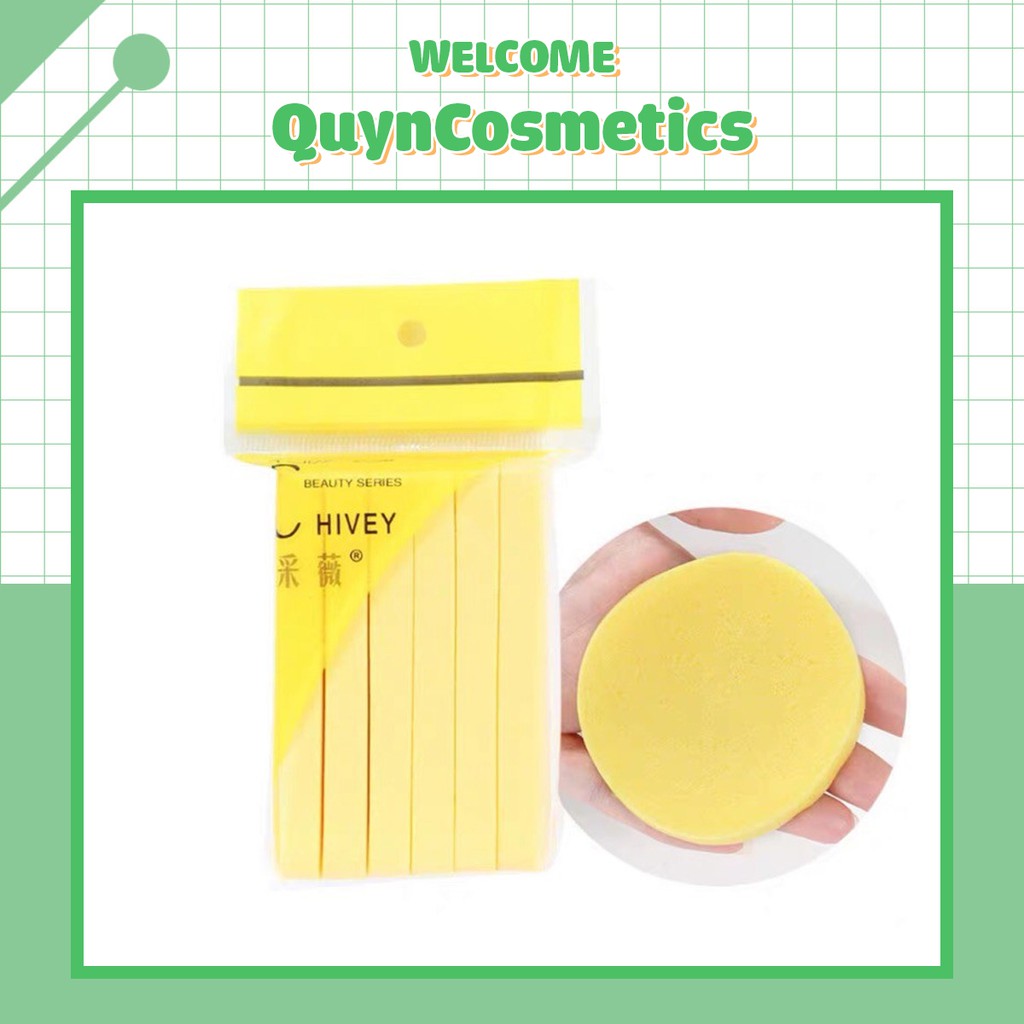 [Mã SR14MAY5 giảm 20K đơn 50K] Gói 12 miếng bông mút bọt biển rửa mặt Chivey