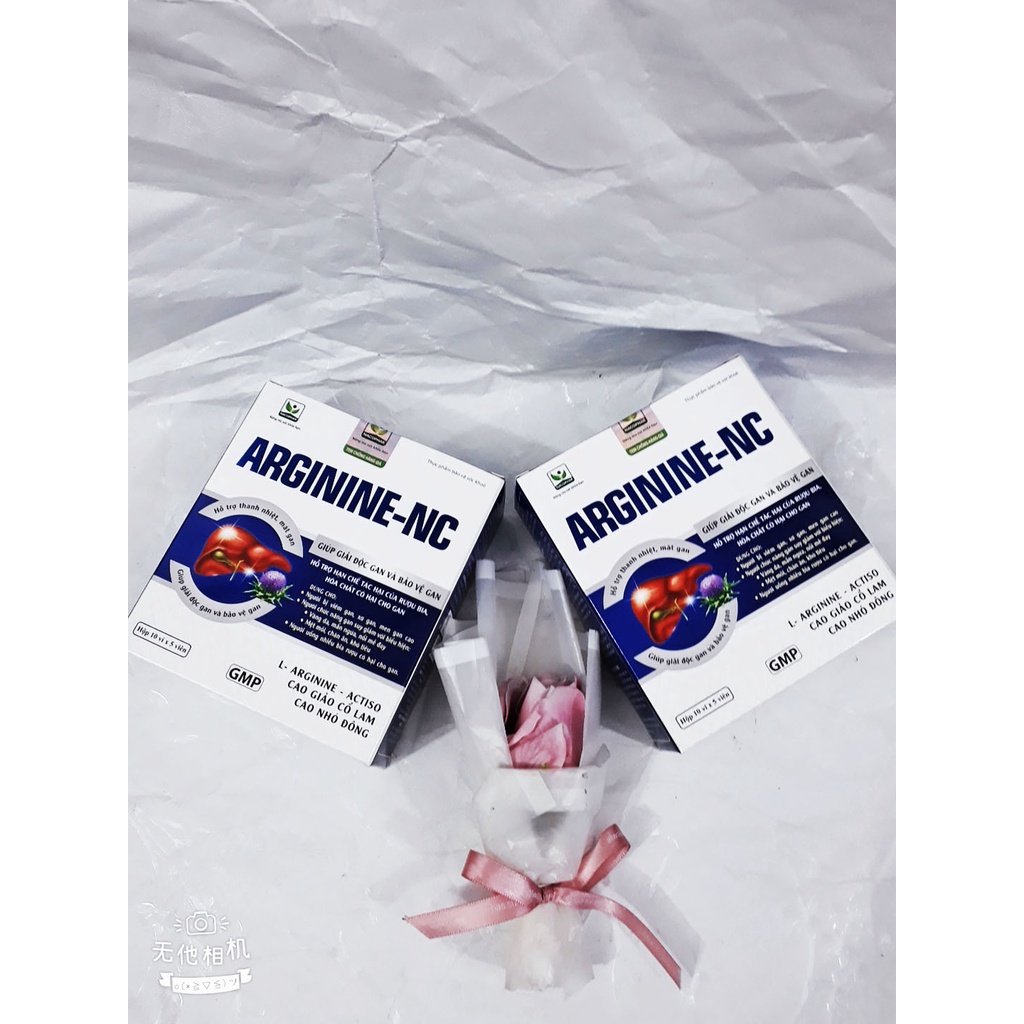 Viên uống Giải độc gan ARGININE NC, hỗ trợ thanh nhiệt, mát gan; tăng cường chức năng gan; hỗ trợ hạ men gan