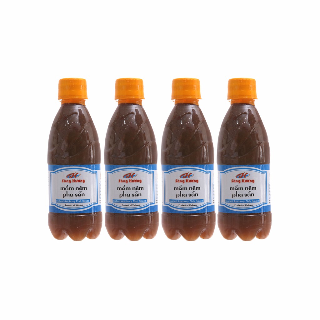 4 Chai Mắm Nêm Pha Sẵn Sông Hương Foods Chai 300ml - Chấm gỏi cuốn, bún , thịt luộc , tốt tiêu hóa