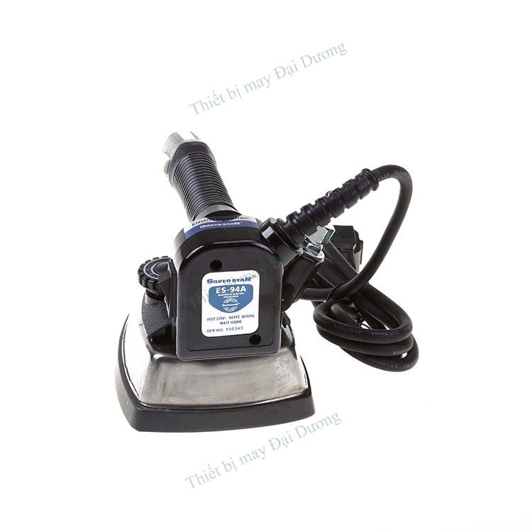 Bàn ủi công nghiệp bình treo ES-94A > Bàn là công nghiệp Silverstar > Bàn ủi hơi nước công nghiệp 94A kèm 1 đế ủi