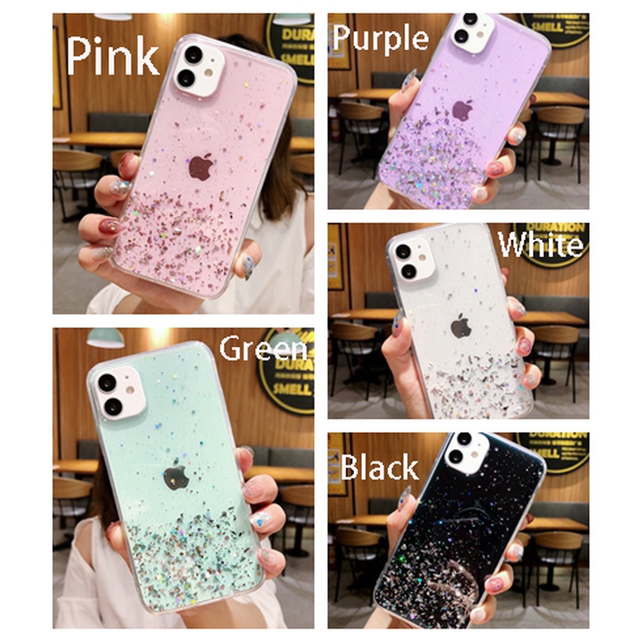 Ốp điện thoại mềm kim tuyến lấp lánh cho Huawei P20 Pro P30 P20 Lite P10 P9 Plus Nova 3e 3i