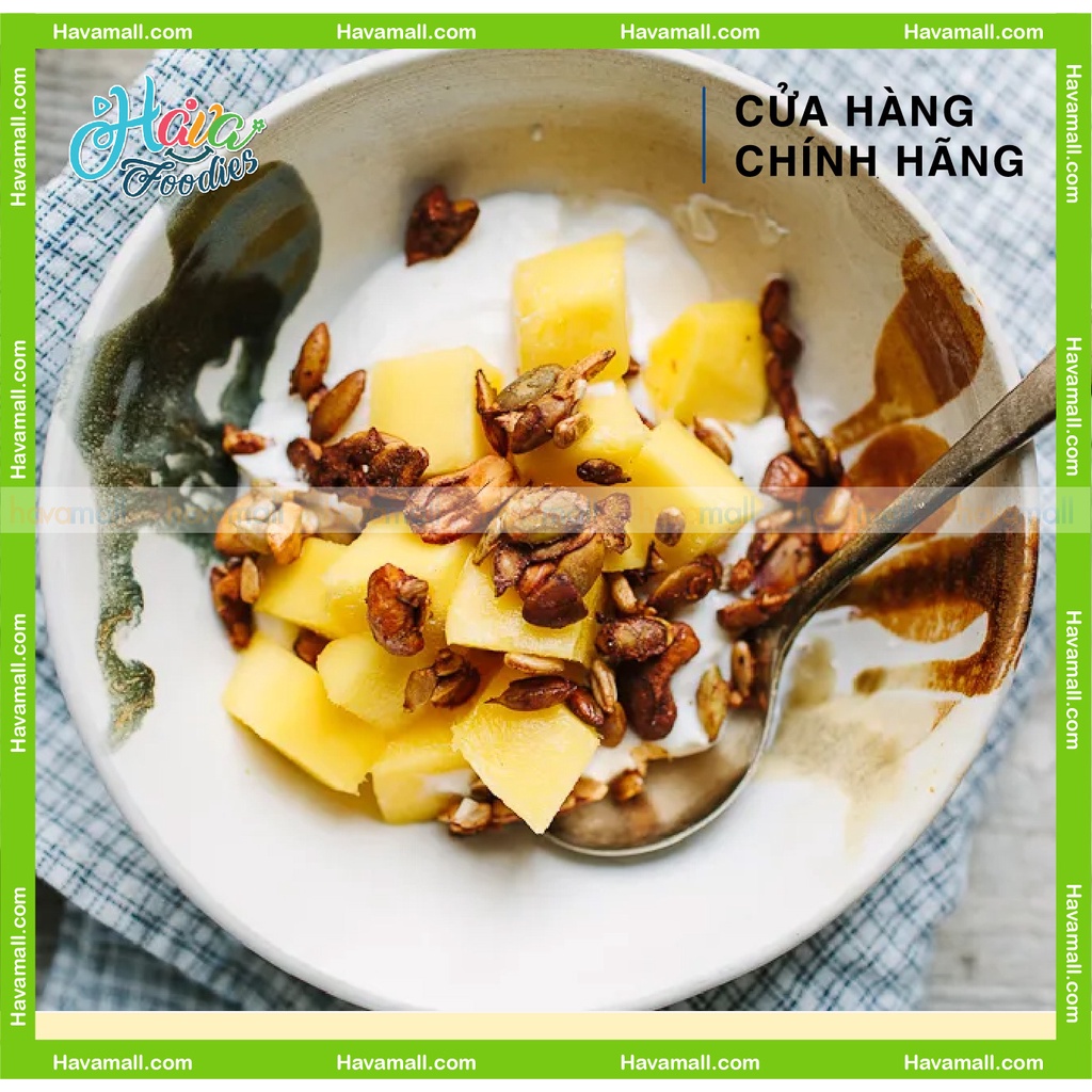 Xoài Cắt Vuông Đông Lạnh ANDROS 600gr - Tặng Kem Phô Mai Hủ 28gr